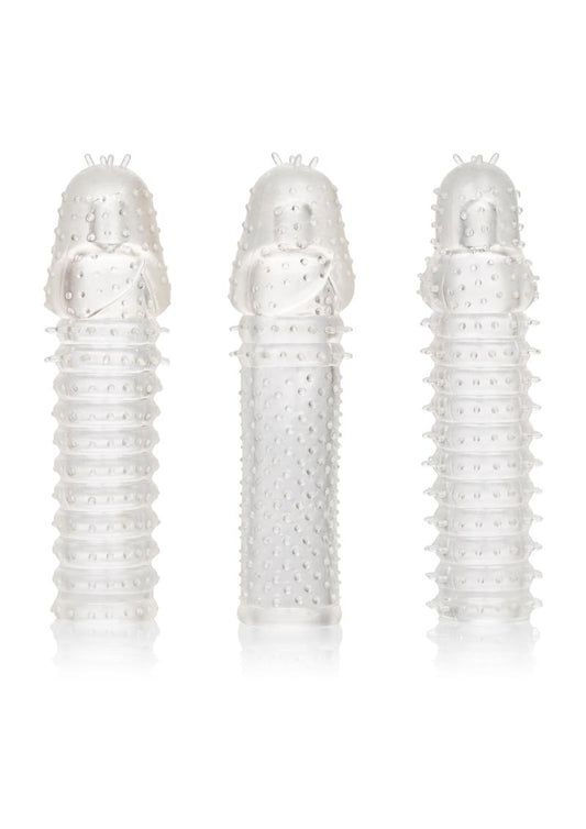 3 Piece Extension Kit Textured 6in Each - Clear