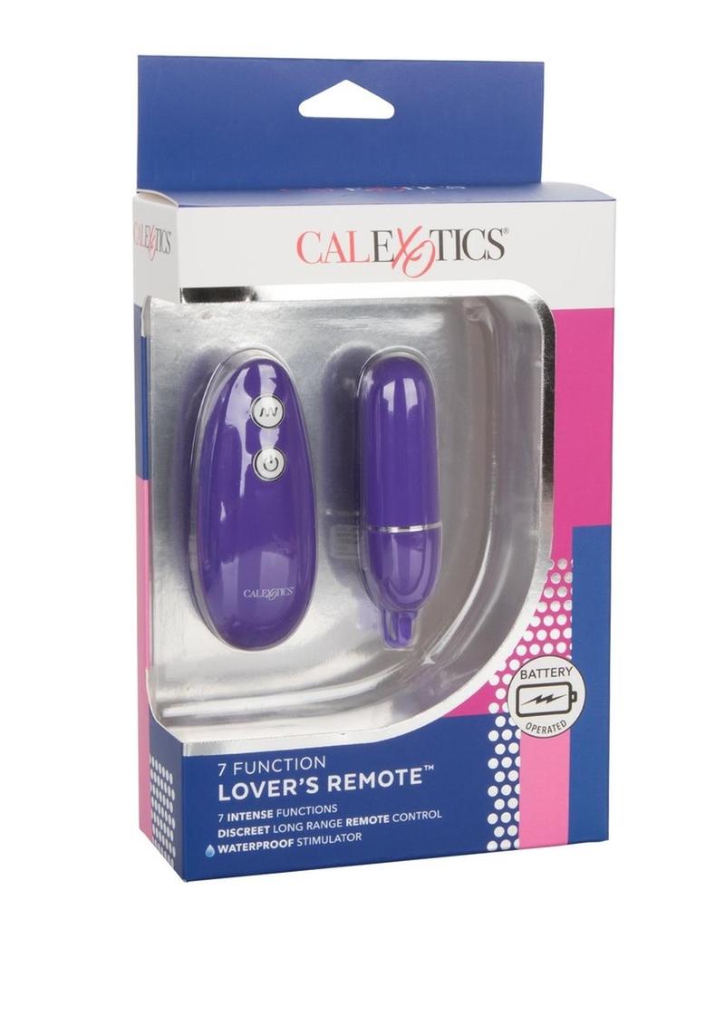 7 Function Lovers Bullet with Remote Control - Purple