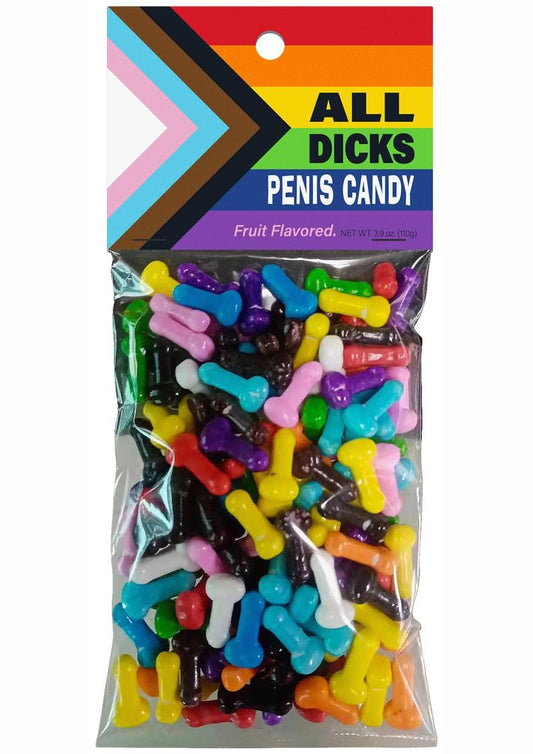 All Dicks Penis Candy Assorted Flavors - 3.88oz