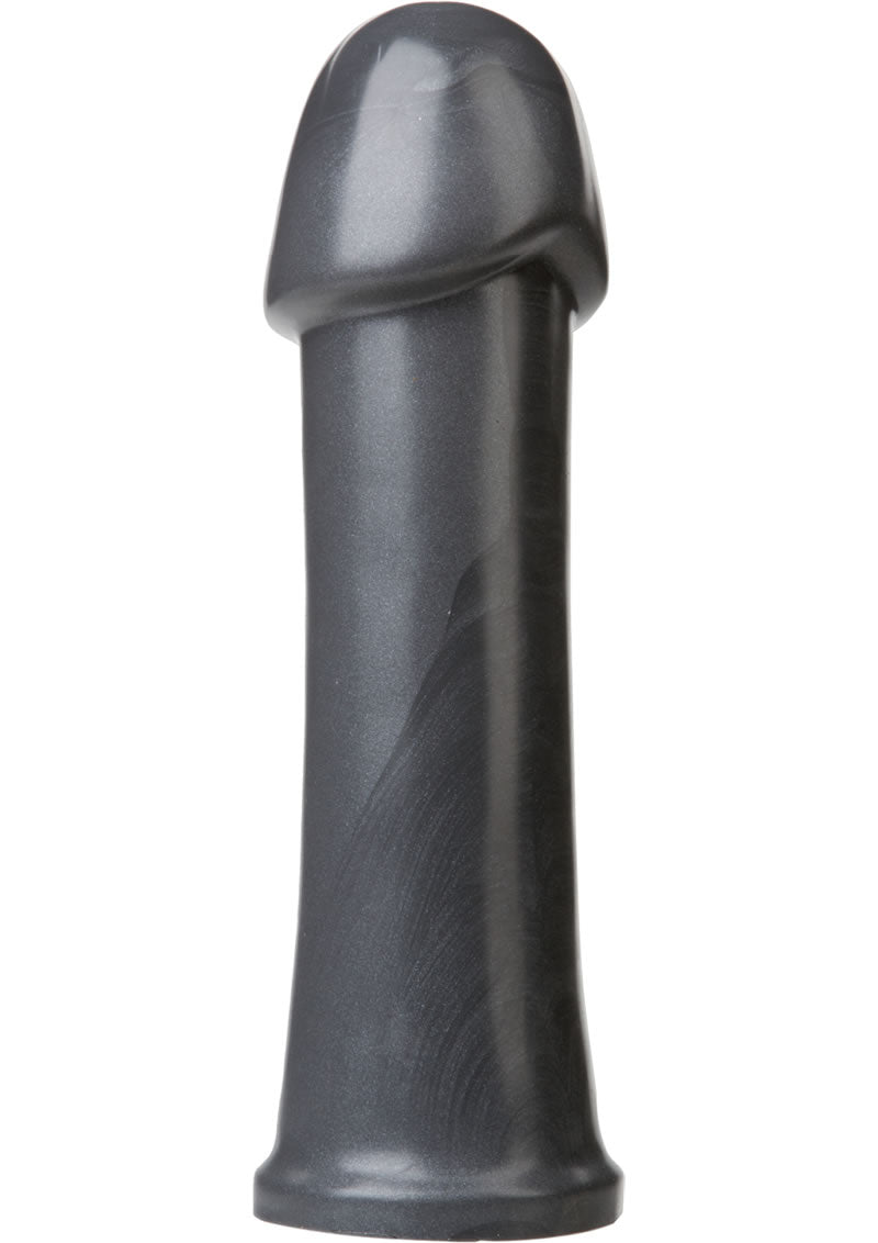 American Bombshell B-10 Torpedo Dildo - Grey/Gun Metal - 9.9in