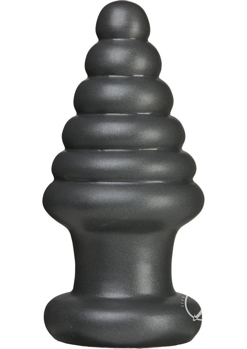 American Bombshell Destroyer Anal Plug - Grey/Gun Metal