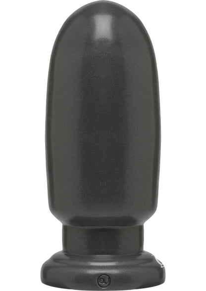 American Bombshell Shell Shock Anal Plug - Grey/Gun Metal - Large