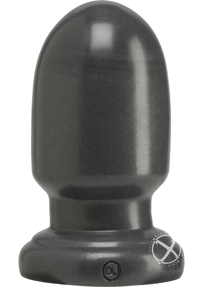 American Bombshell Shell Shock Anal Plug - Grey/Gun Metal - Small