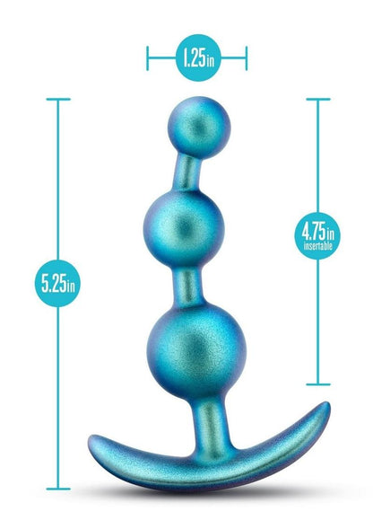 Anal Adventures Matrix Gamma Plug Silicone Anal Plug - Neptune