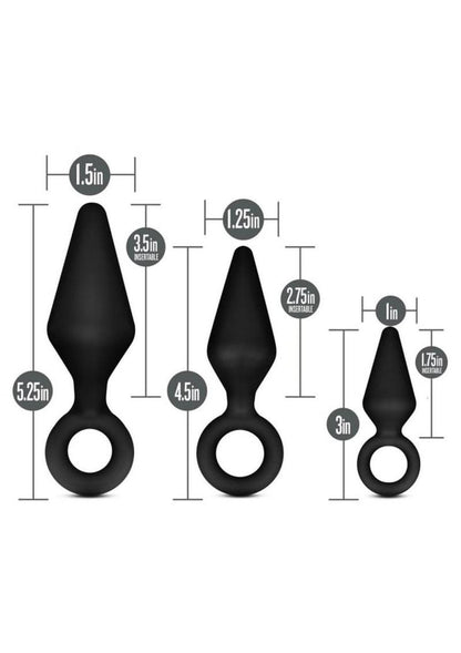 Anal Adventures Platinum Silicone Loop Plug Kit