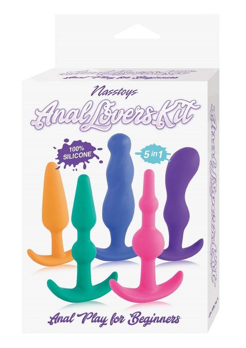 Anal Lovers Kit Silicone Anal Plugs - Multicolor