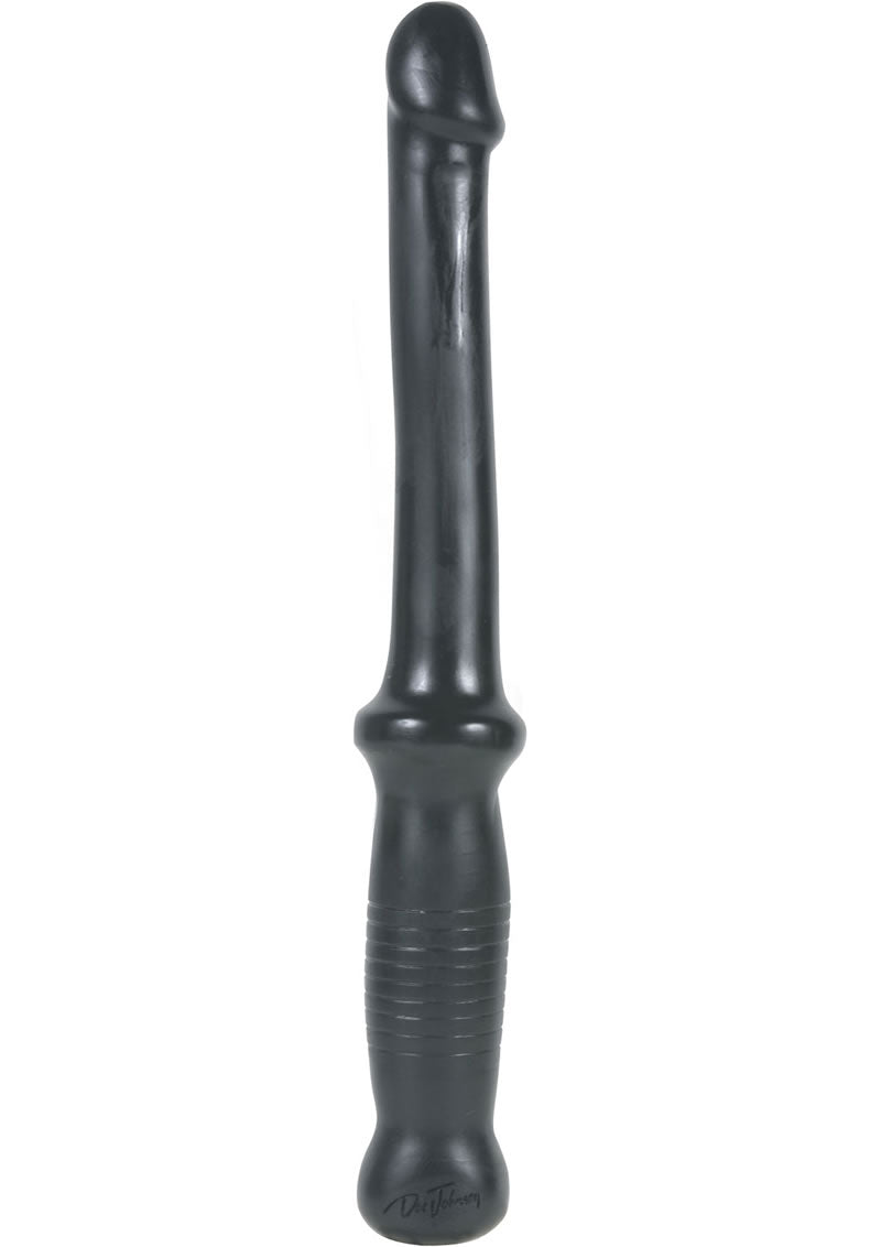 Anal Push Probe with Easy-Grip Handle - Black