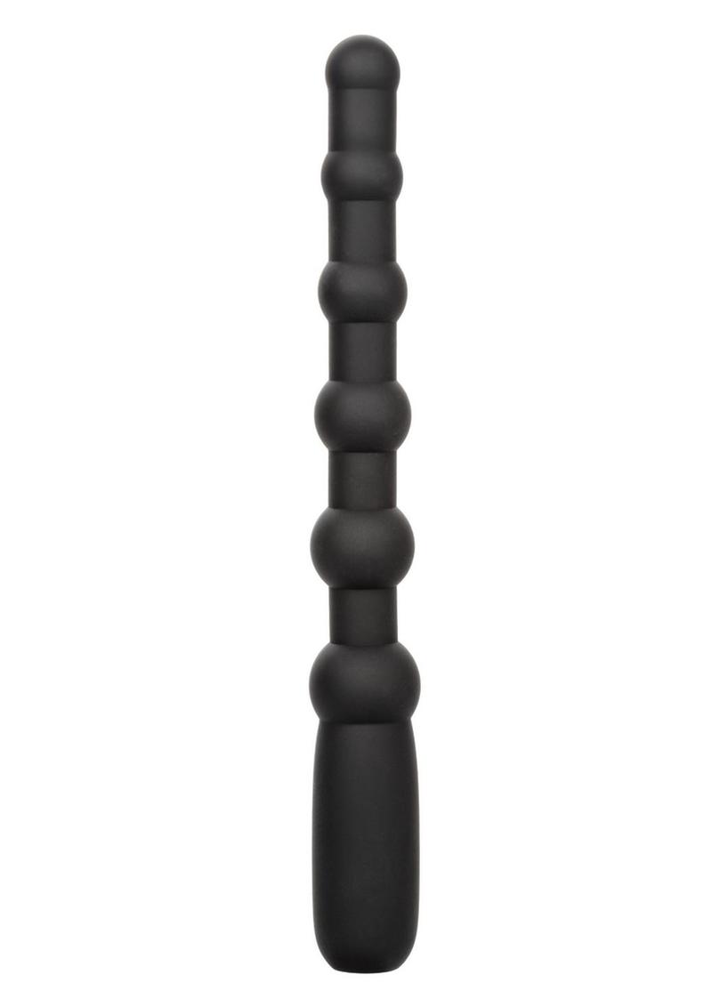 Anal Toys Rechargeable X-10 Silicone Beads - Black