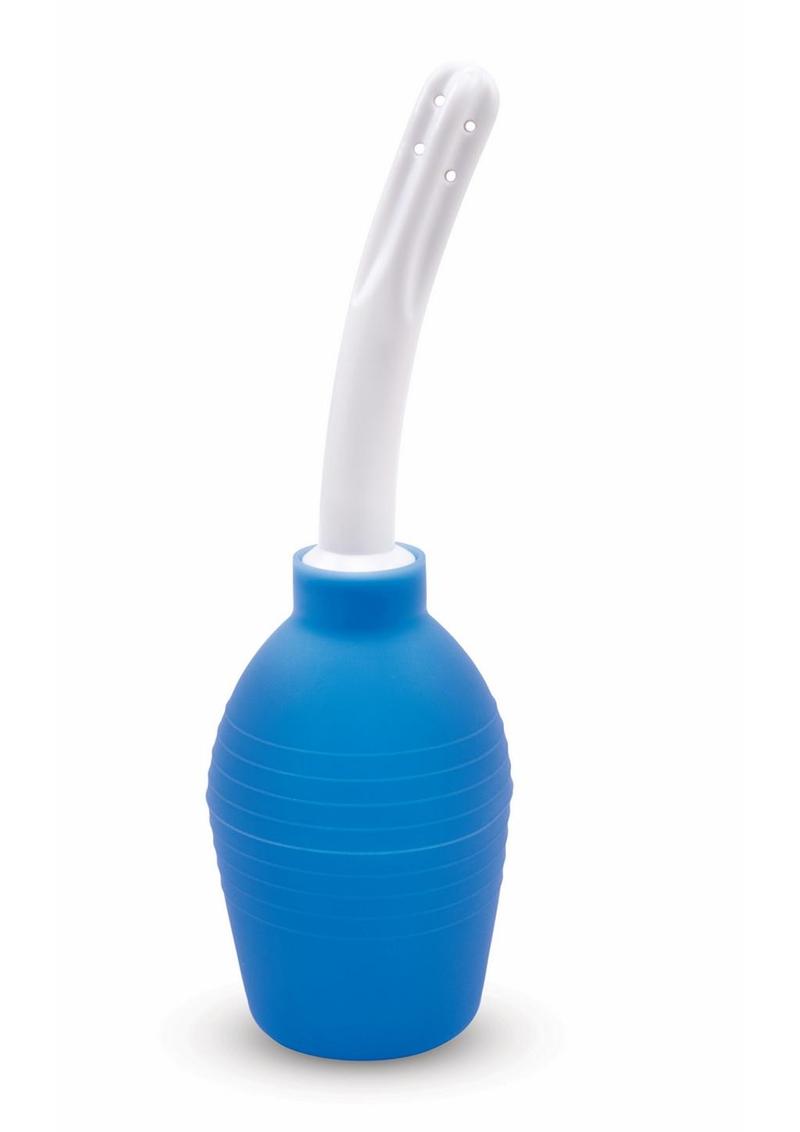 Aquaclean Large Volume 310ml Douche with One Way Valve - Blue/White