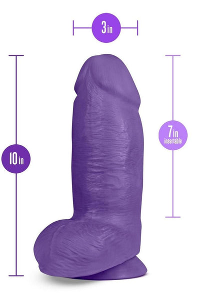 Au Naturel Bold Chub Dildo with Suction Cup and Balls