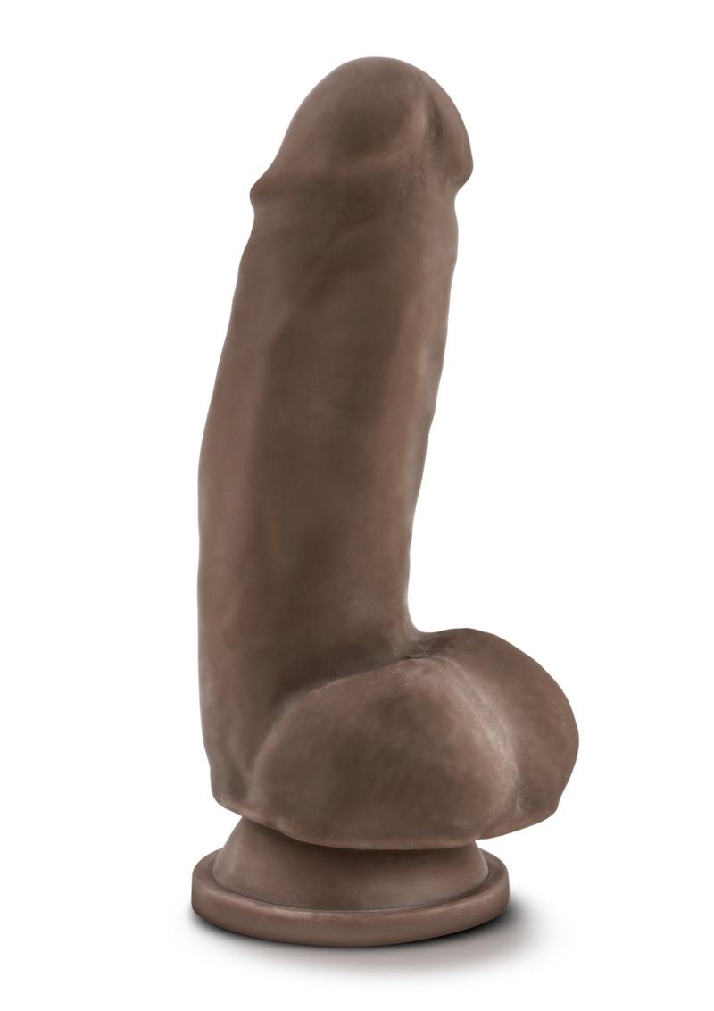 Au Naturel Sensa Feel Fat Boy Dildo - Chocolate - 7in