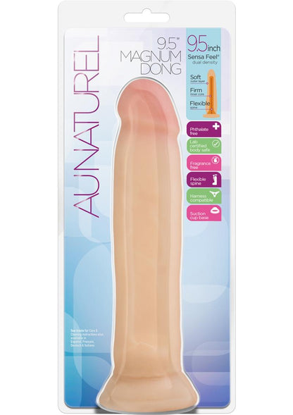 Au Naturel Sensa Feel Magnum Dildo - Vanilla - 9.5in