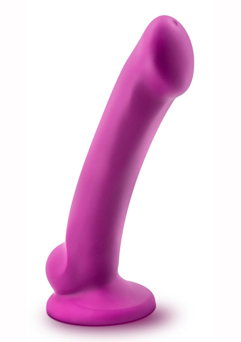 Avant D9 Ergo Mini Silicone Dildo with Suction Cup - Purple/Violet - 6.5in