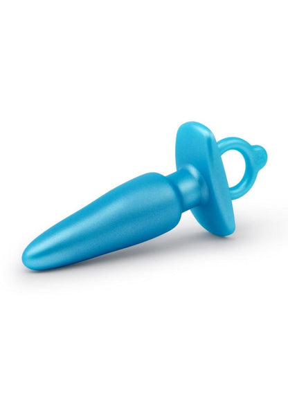 B-Vibe Sleek Silicone Plug - Blue