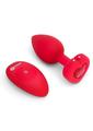 B-Vibe Vibrating Heart Shape Jewel Rechargeable Silicone Anal Plug with Remote