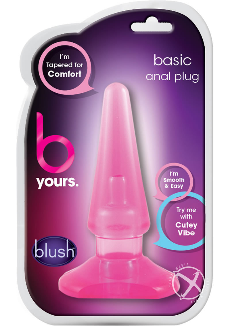 B Yours Basic Butt Plug - Pink