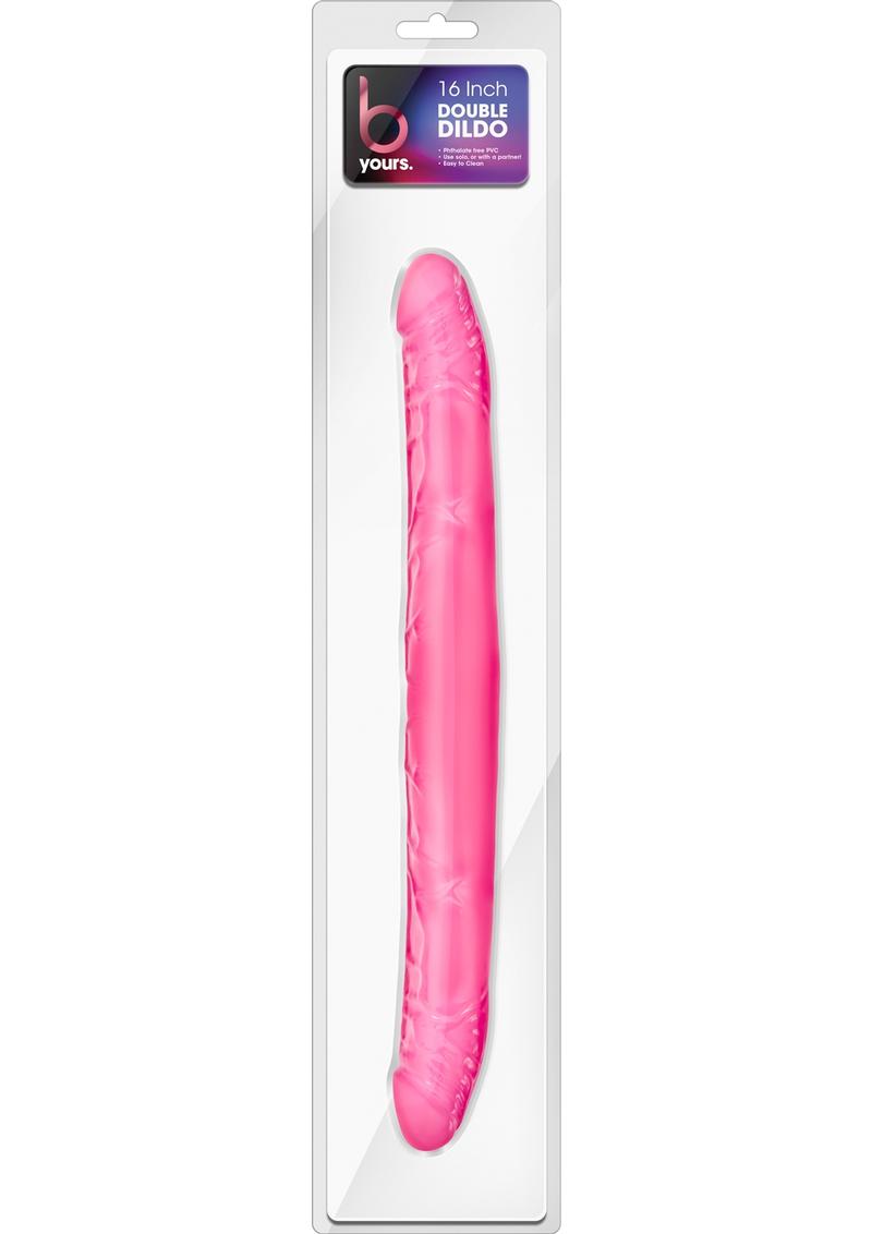 B Yours Double Dildo - Pink - 16in