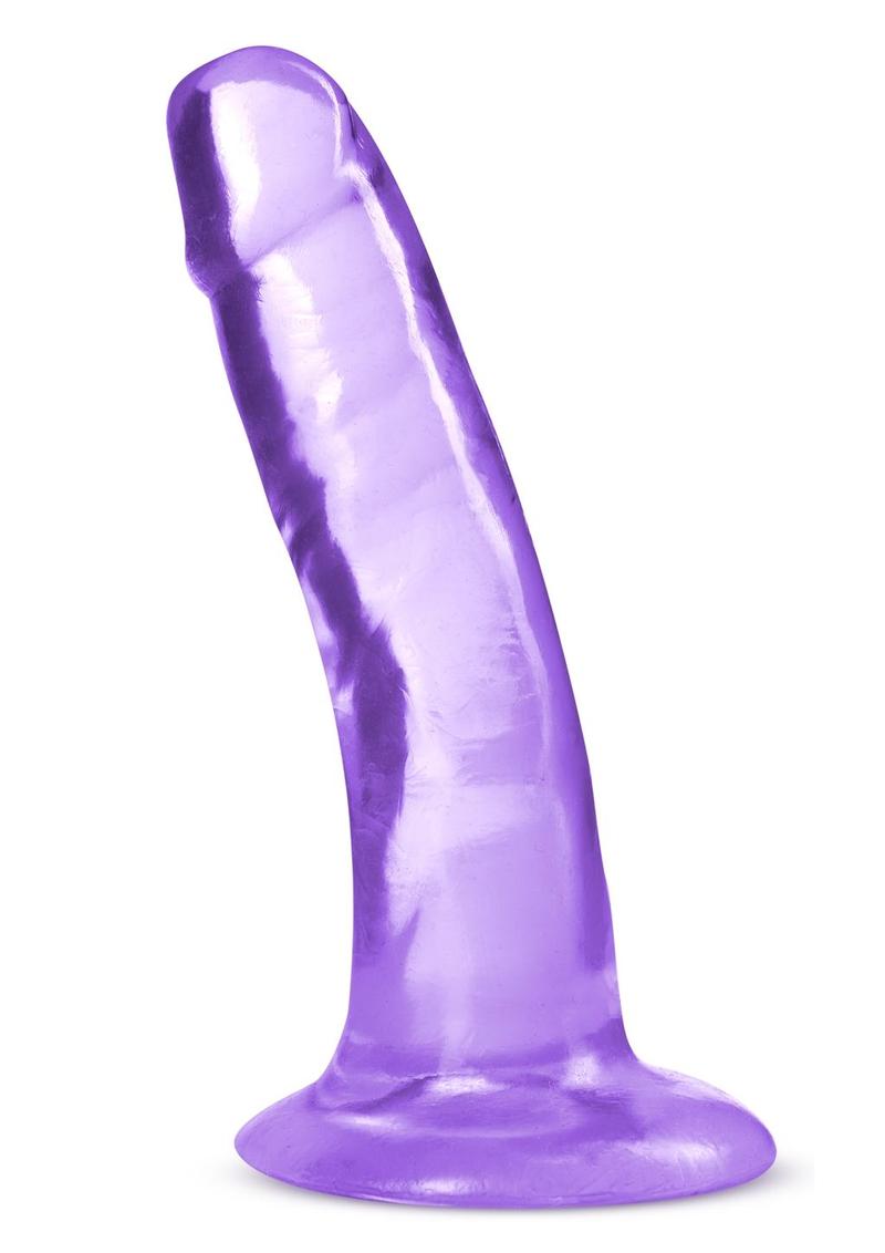 B Yours Plus Hard N' Happy Realistic Dildo - Purple - 5.5in