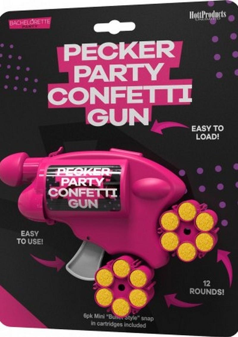 Bachelorette Party Pecker Party Confetti Gun - Multicolor