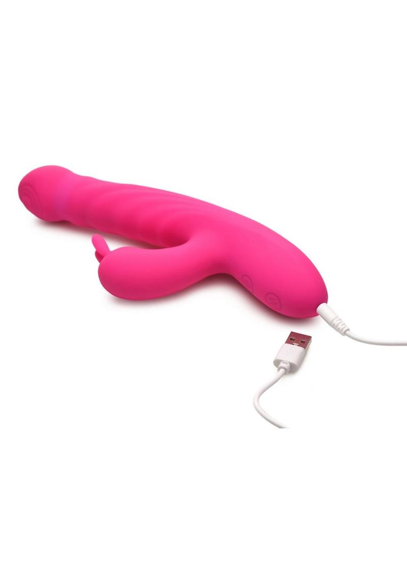 Bang! Thrusting and Vibrating Rechargeable Silicone Rabbit Vibrator