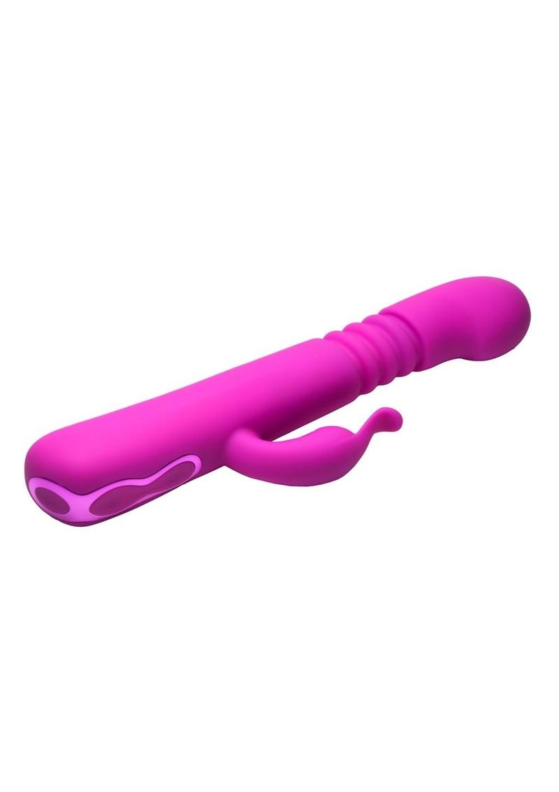 Bang! Thrusting Rechargeable Silicone Rabbit Vibrator