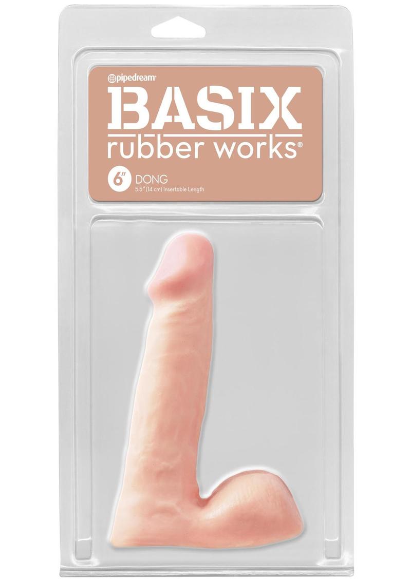 Basix Rubber Works Dong - Vanilla - 6in