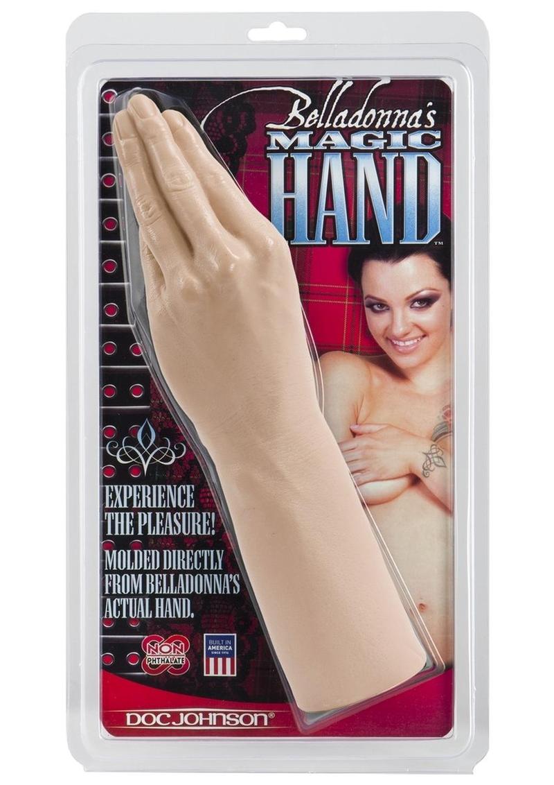 Belladonna's Magic Hand Dildo - Flesh/Vanilla - 11.5in