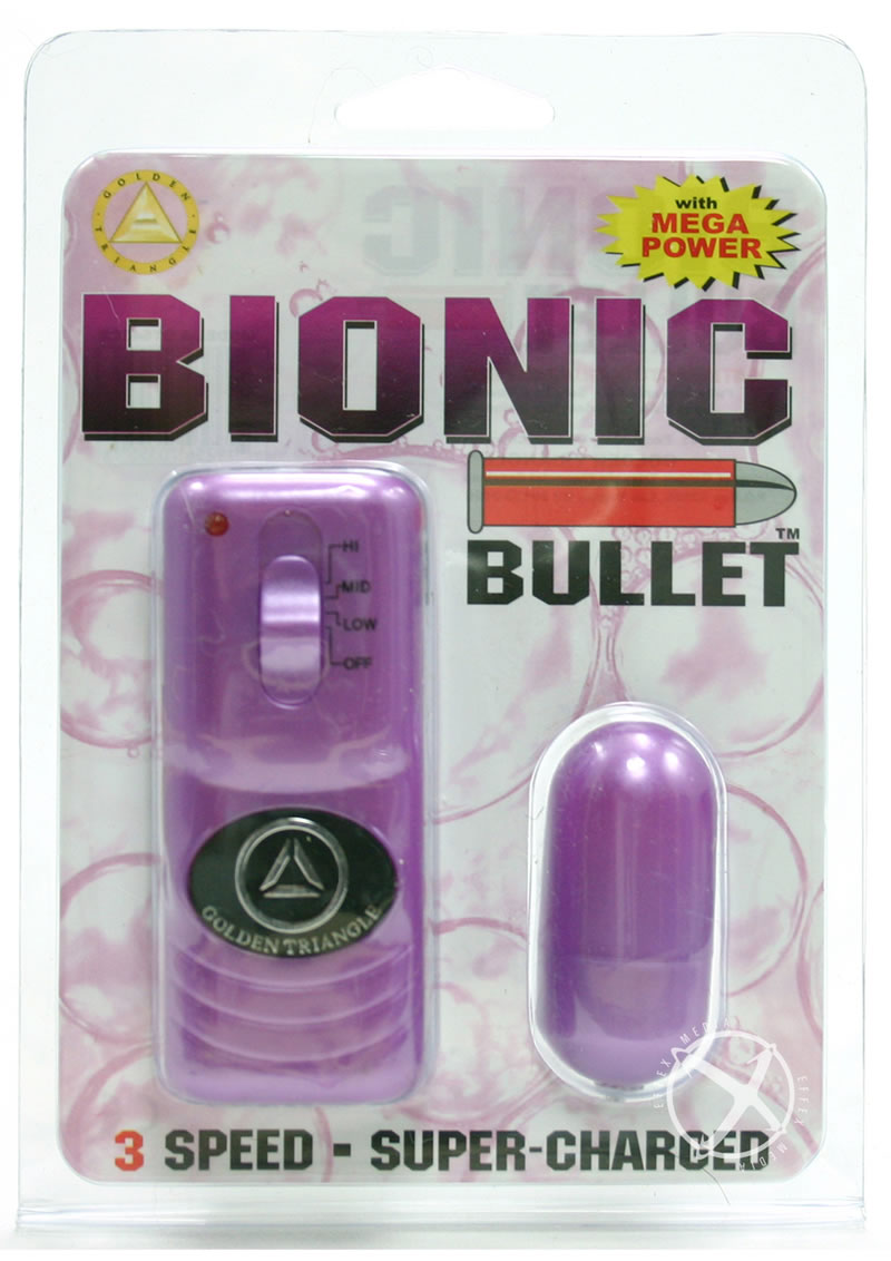 Bionic Bullet Fat 3 Speed Supercharged with Remote - Purple