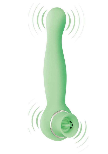 Blaze Luscious Licker Rechargeable Silicone Dual End Vibrator