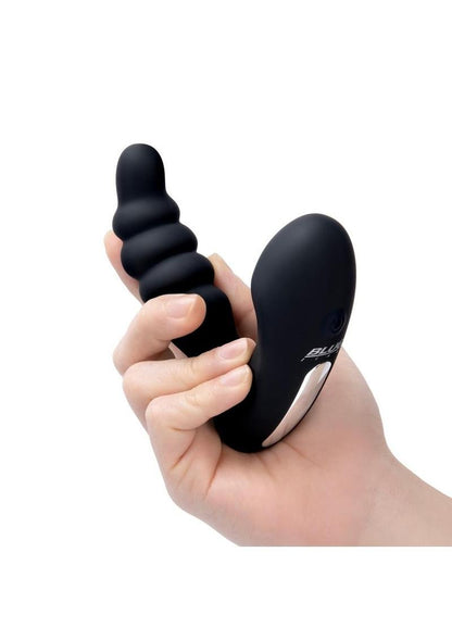 Blue Line Prodder Silicone Rechargeable Sphincter Training Remote Controlled Prostate Stimulator