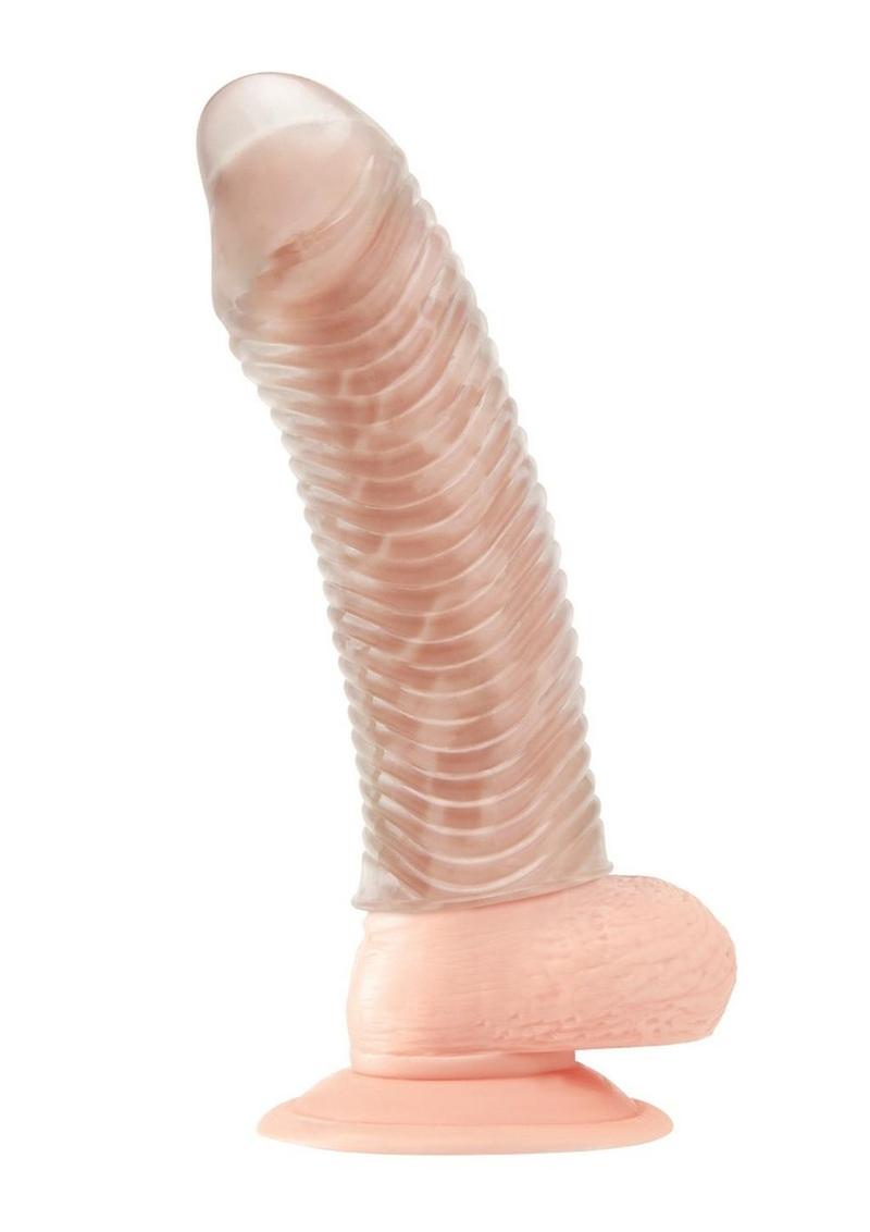 Blue Line Wavy Ribbed Penis Extension