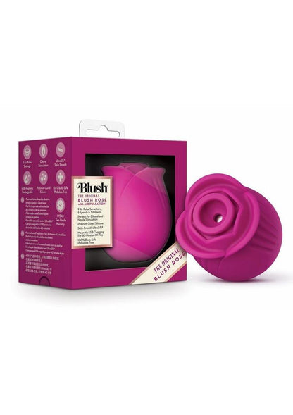 Blush Collection The Original Blush Rose Rechargeable Silicone Air Pulse Clitoral Vibrator