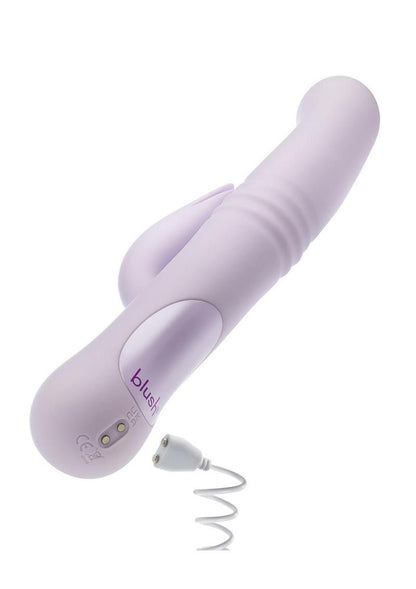 Blush Rylee Rechargeable Silicone Rabbit Vibrator