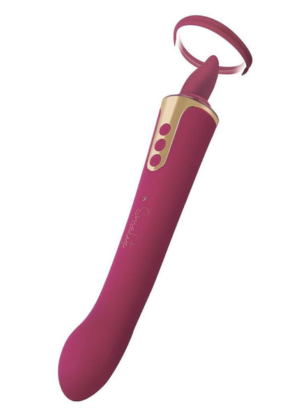 Bodywand Socialite Provacateur Rechargeable Silicone Double End Lingus Vibrator