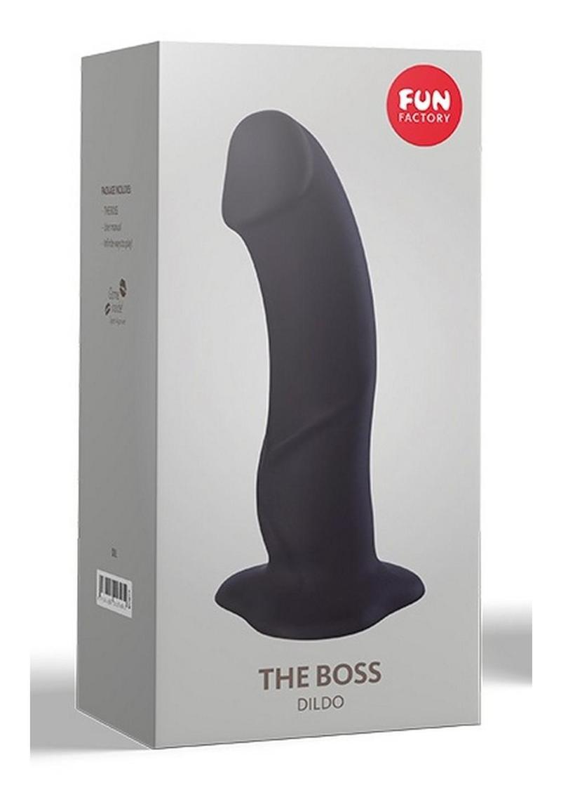 Boss Silicone Dildo - Black