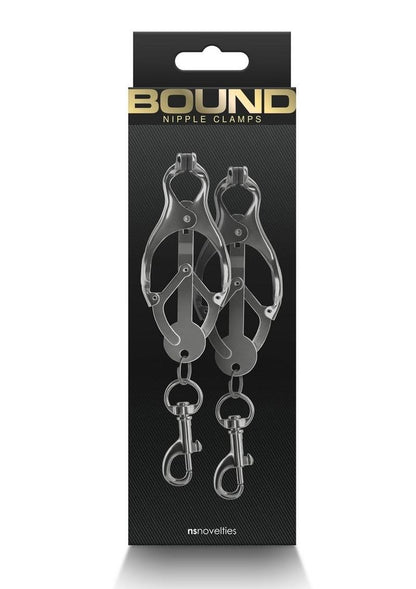 Bound Nipple Clamps C3 - Gray/Grey/Gun Metal/Metal