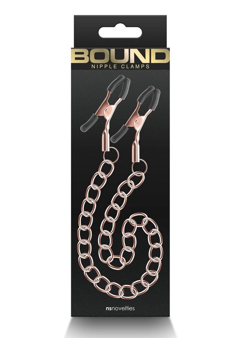 Bound Nipple Clamps Dc2 - Metal/Rose Gold