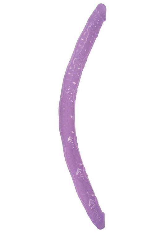 Butt to Butt Double Play Dildo - Purple - 18in