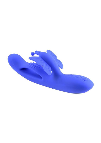 Butterfly Dreams Rechargeable Silicone Dual Stimulating Vibrator