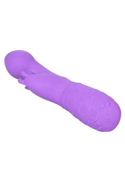 Butterfly Kiss Rechargeable Silicone Dual Vibrator