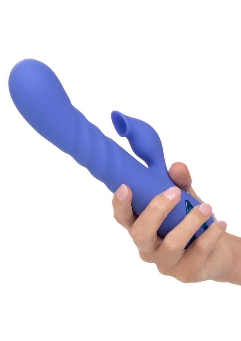 California Dreaming L.a. Love Rechargeable Silicone Vibrator with Clitoral Stimulator