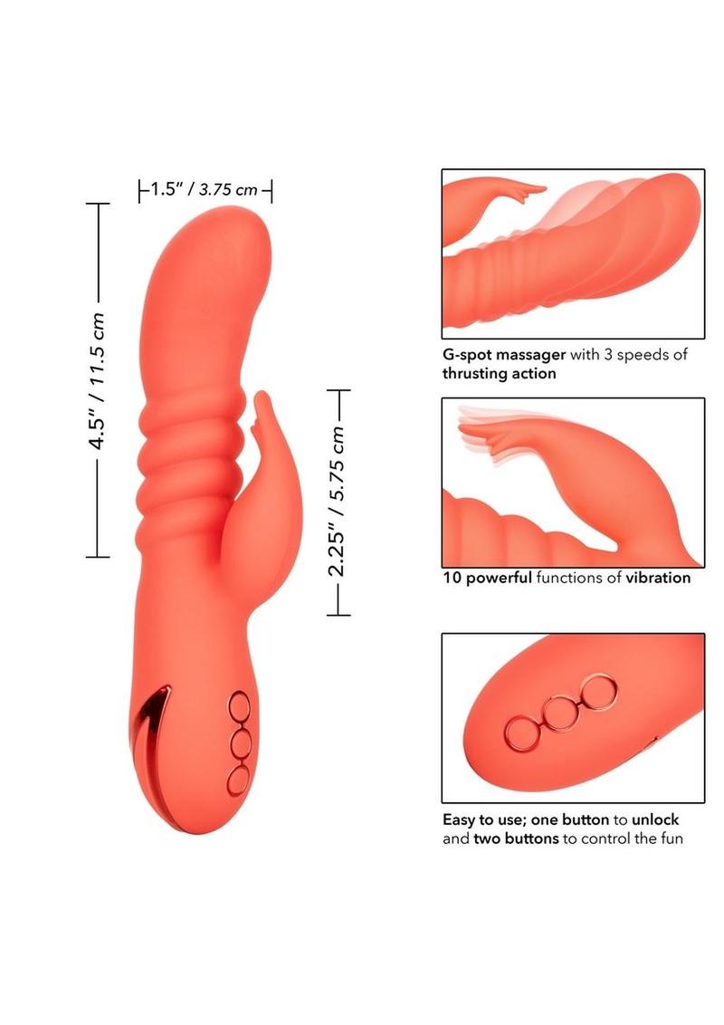 California Dreaming Orange County Cutie Rechargeable Silicone Vibrator