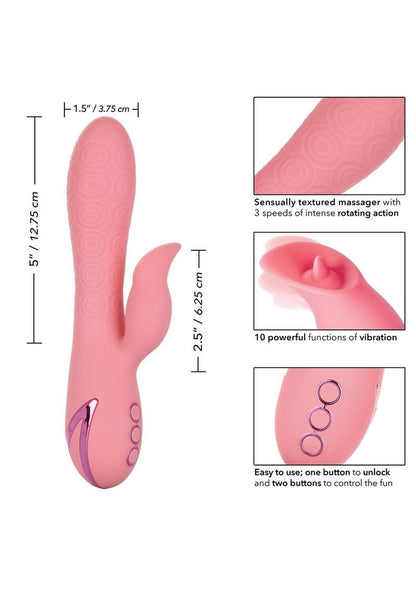 California Dreaming Pasadena Player Rechargeable Rotating Silicone Vibrator