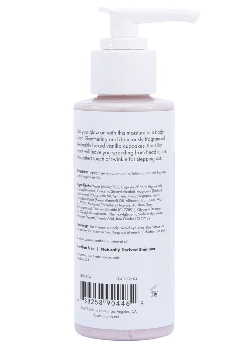 CG Glow Vanilla Cupcake Fragranced Shimmer Lotion - Pink