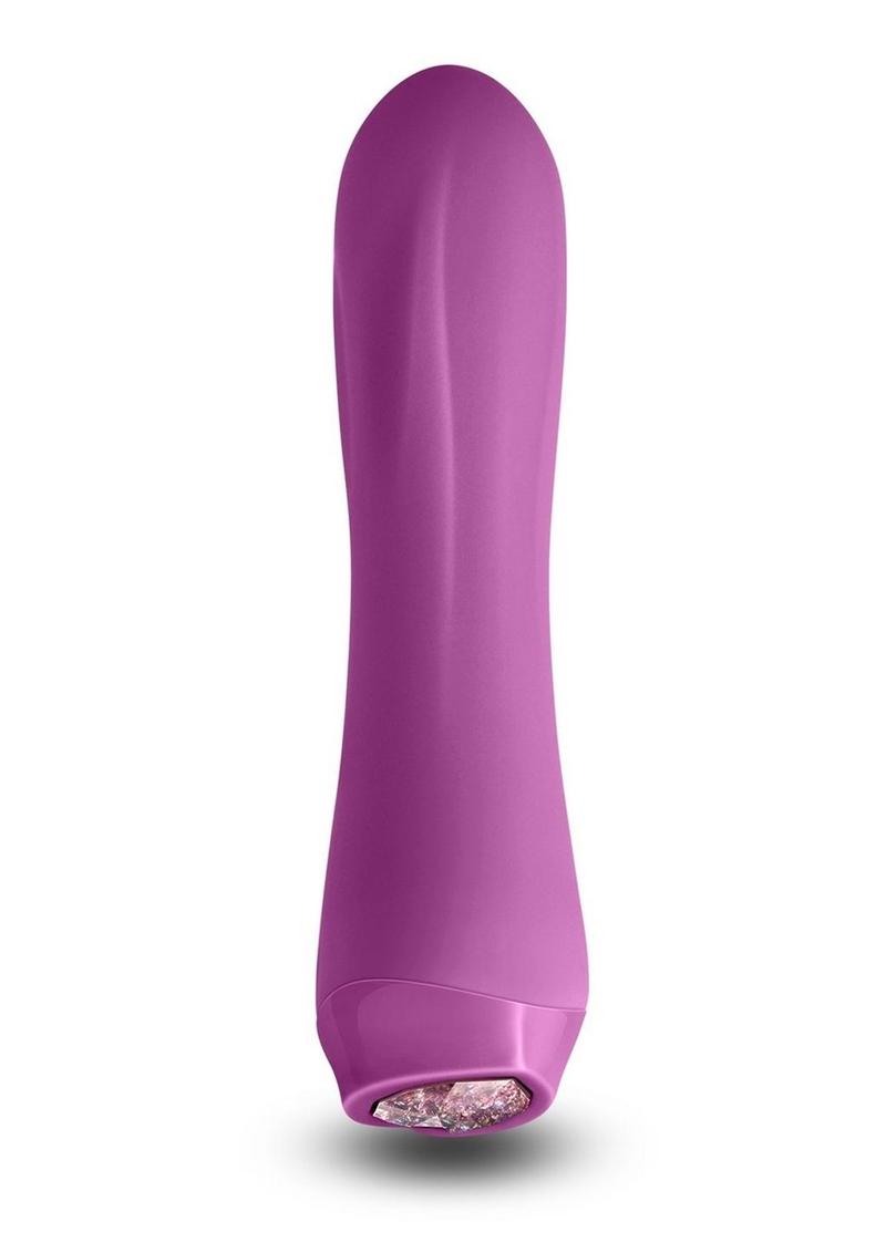 Charms Fern Rechargeable Silicone Mini Vibrator - Purple