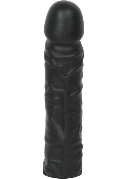 Classic Dildo - Black - 8in