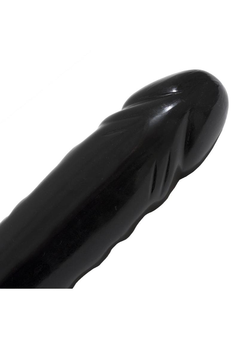 Classic Double Header Dildo - Black - 18in