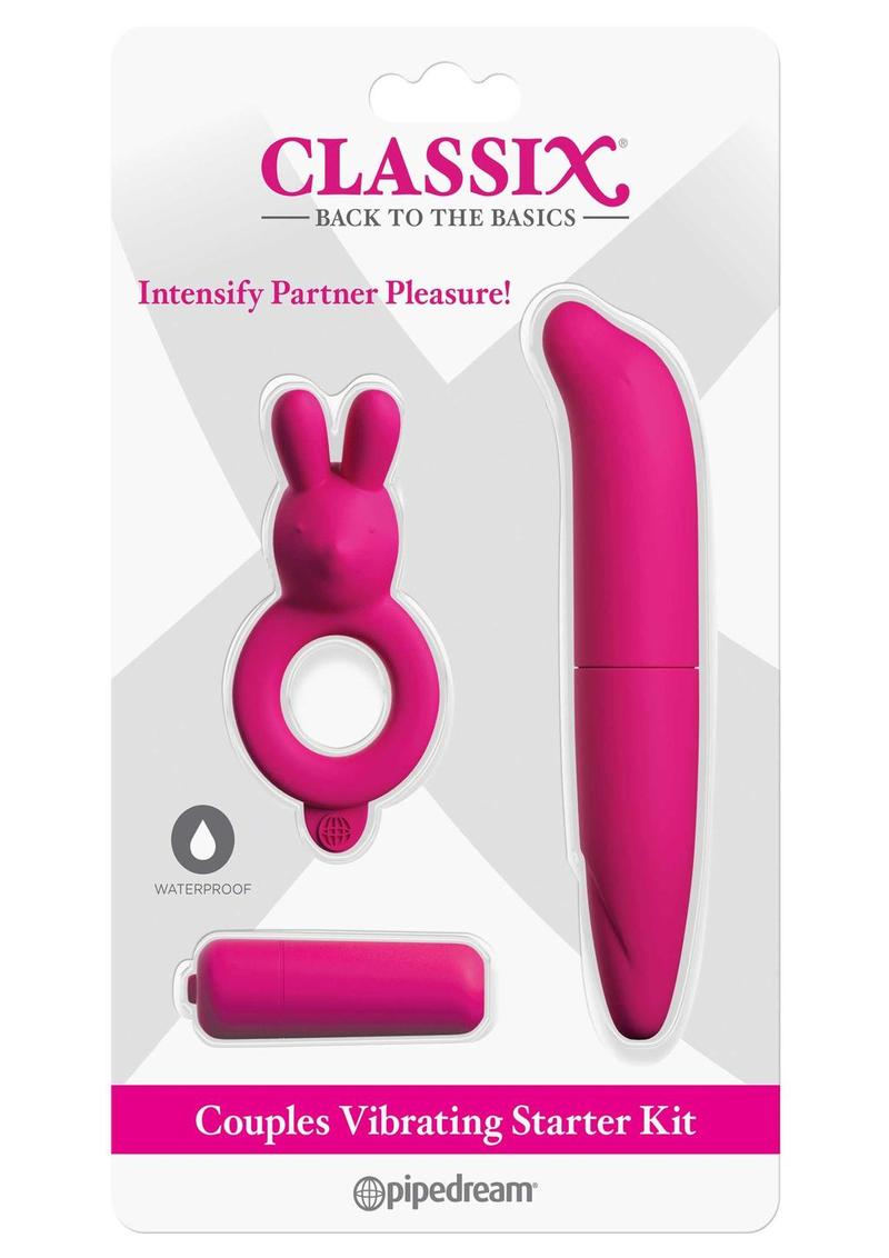 Classix Couples Vibrating Starter Kit - Pink