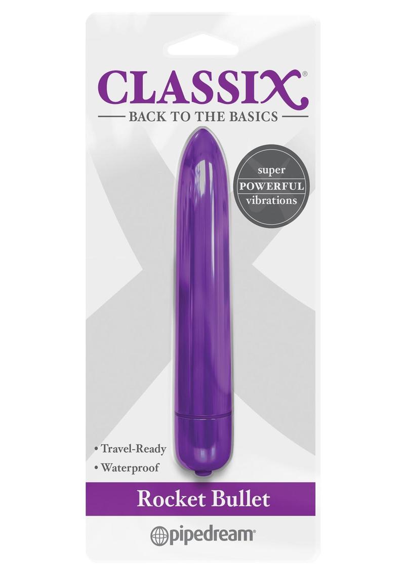 Classix Vibrating Rocket Bullet - Purple