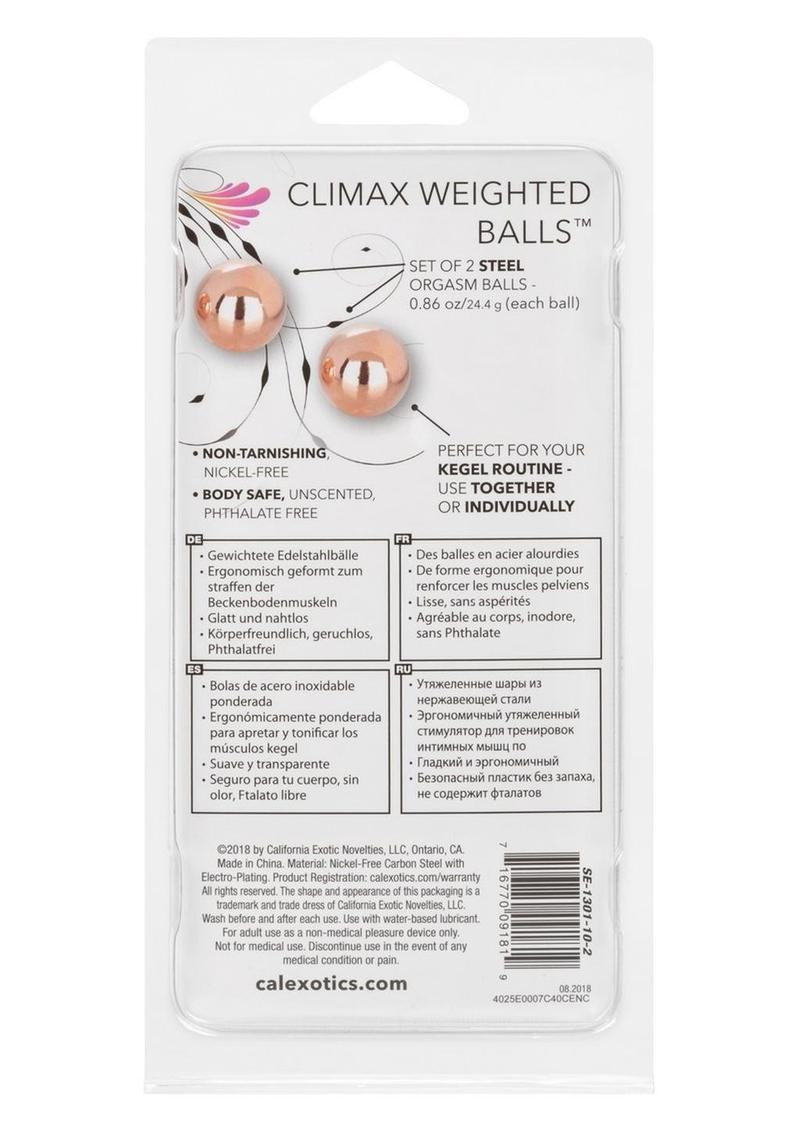 Climax Weighted Balls